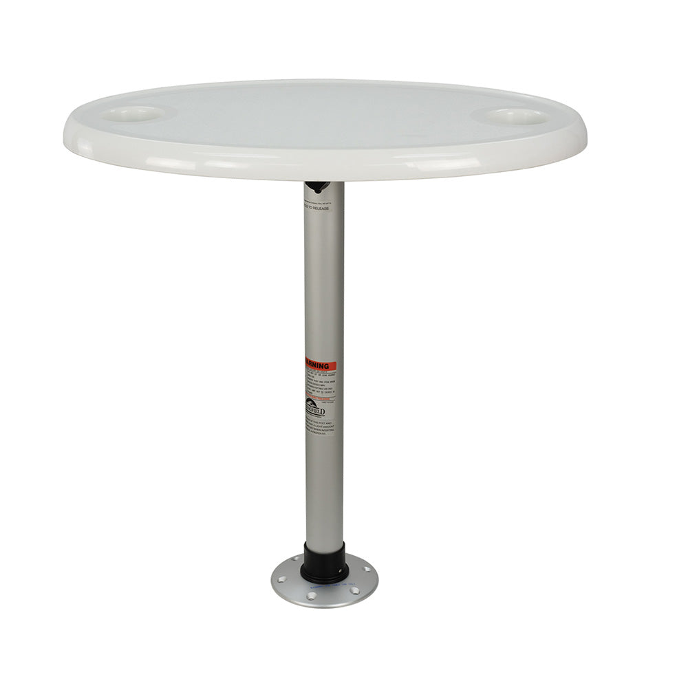 Springfield ThreadLock Electrified Oval Table Package wLED Lights USB Ports 1691227L1