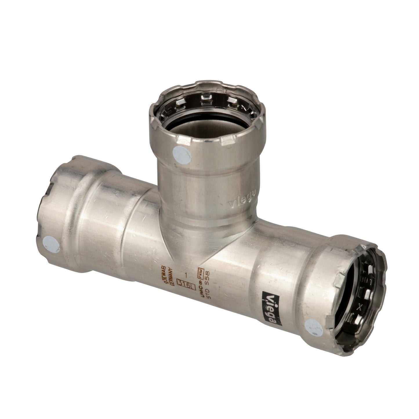 Viega MegaPress 316 FKM Tee 114 x 114 x 1 91655