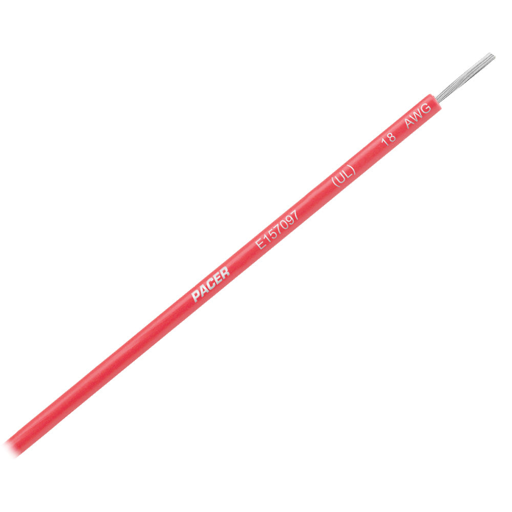 Pacer Red 18 AWG UL Marine Wire 35 WUL18RD35