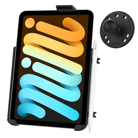 RAM Mount RAM EZRollr Cradle wBall fApple iPad mini A17 Pro mini 6 RAMB202AP36U