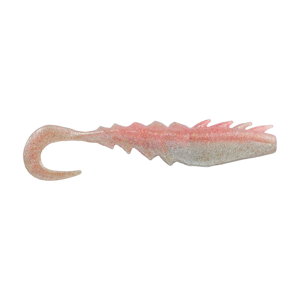 Berkley Gulp Saltwater Nemesis Prawn Curl Tail 4 Flamingo Chrome 1637569