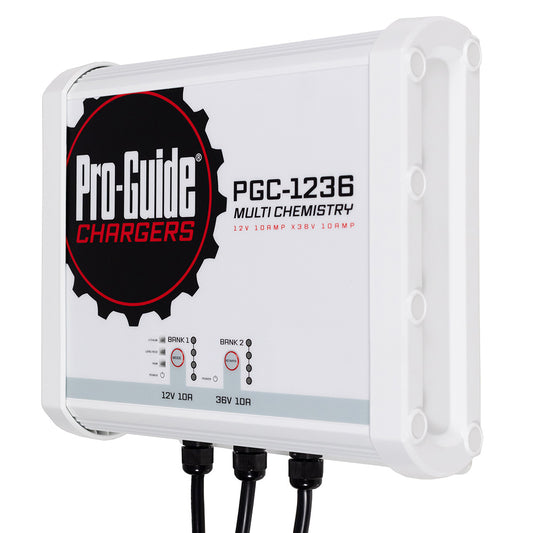ProGuide 2 Bank OnBoard Battery Charger 1 12V 1 36V 20Amp PGC1236