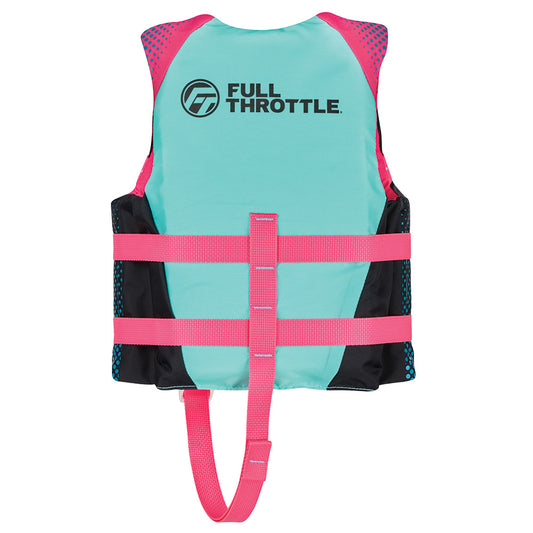 Full Throttle Nylon Life Jacket Child Pink 11220010500126