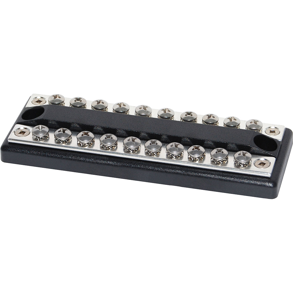 Blue Sea 2702 DualBus 100AMP Common BusBar 10 x 832 Screw Terminal 2702