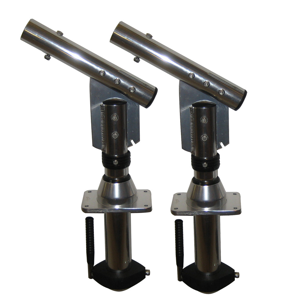 Lees Sidewinder BoltIn Outrigger Mounts LayDown Version SilverPair SW9300