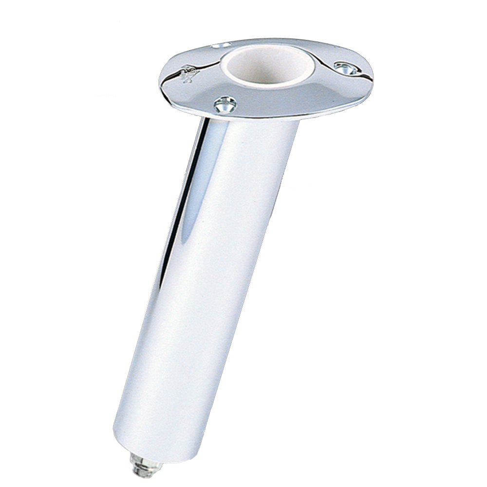 Lees 15 Stainless Steel Swivel Base Flush Mount Rod Holder Extra Long Tube 225 OD X 145 Tube RH579XL