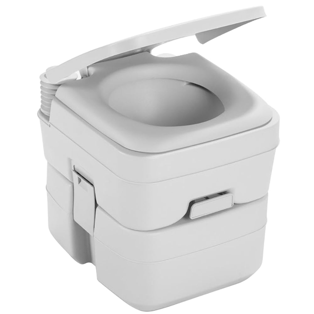 Dometic 965 MSD Portable Toilet wMounting Brackets 5 Gallon Platinum 311196506