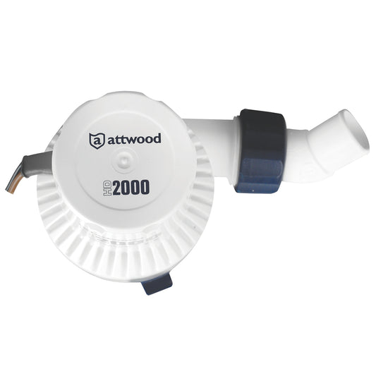 Attwood HeavyDuty Bilge Pump 2000 Series 12V 2000 GPH 47604