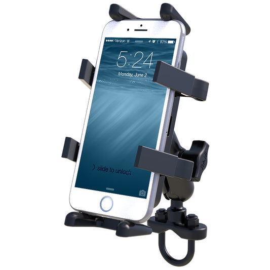 RAM Mount Universal Finger Grip Holder Handlebar Rail Mount RAMB149ZUN4U