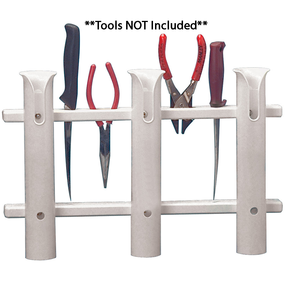 TACO 3Rod Poly Rod Rack White P03063W