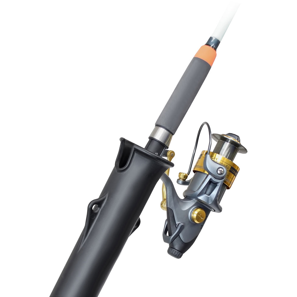 RAM Mount ToughTube Fishing Rod Holder w3 Long Ratchet Spline Post Arm RAP394SSTU