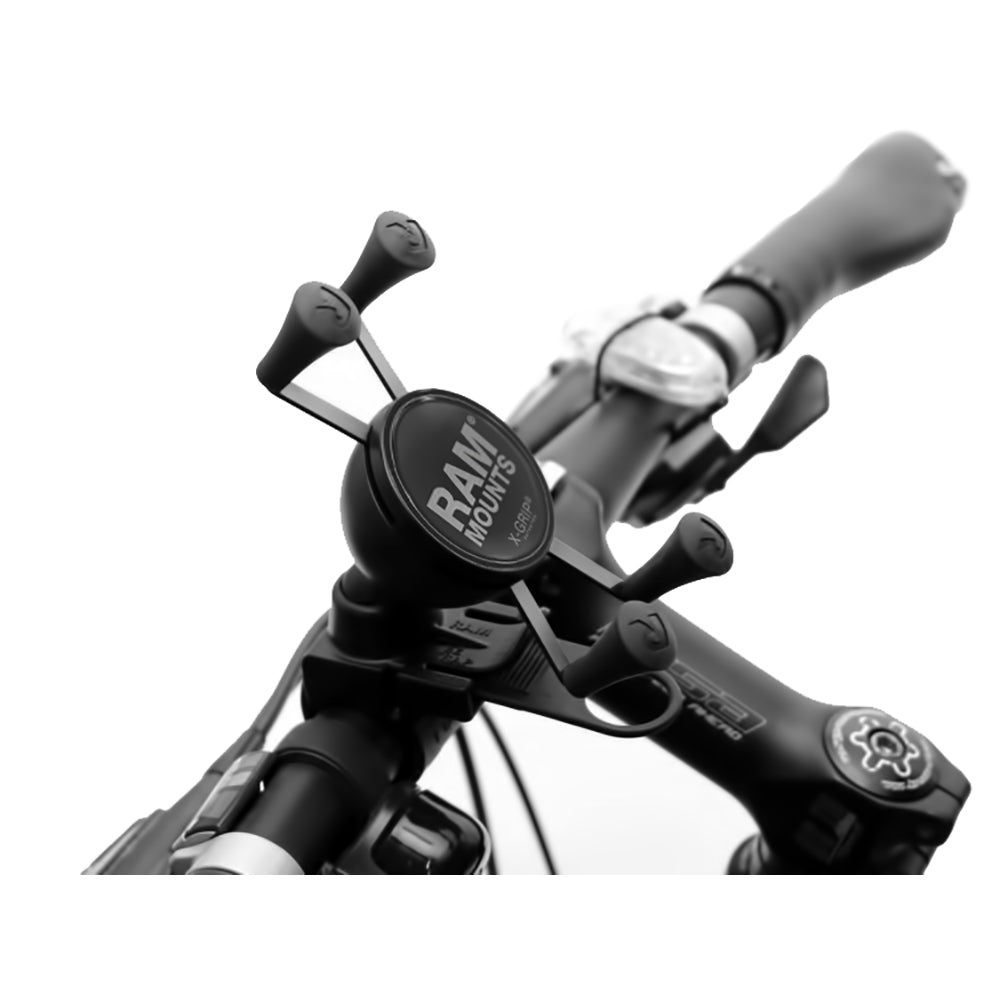 RAM Mount EZStrap Rail Mount wUniversal XGrip Cell Phone Holder RAPSB187UN7U