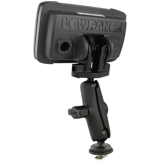 RAM Mount Fishfinder Mount fLowrance Hook2Series 1 Track Mount RAMBLO12354TRA1