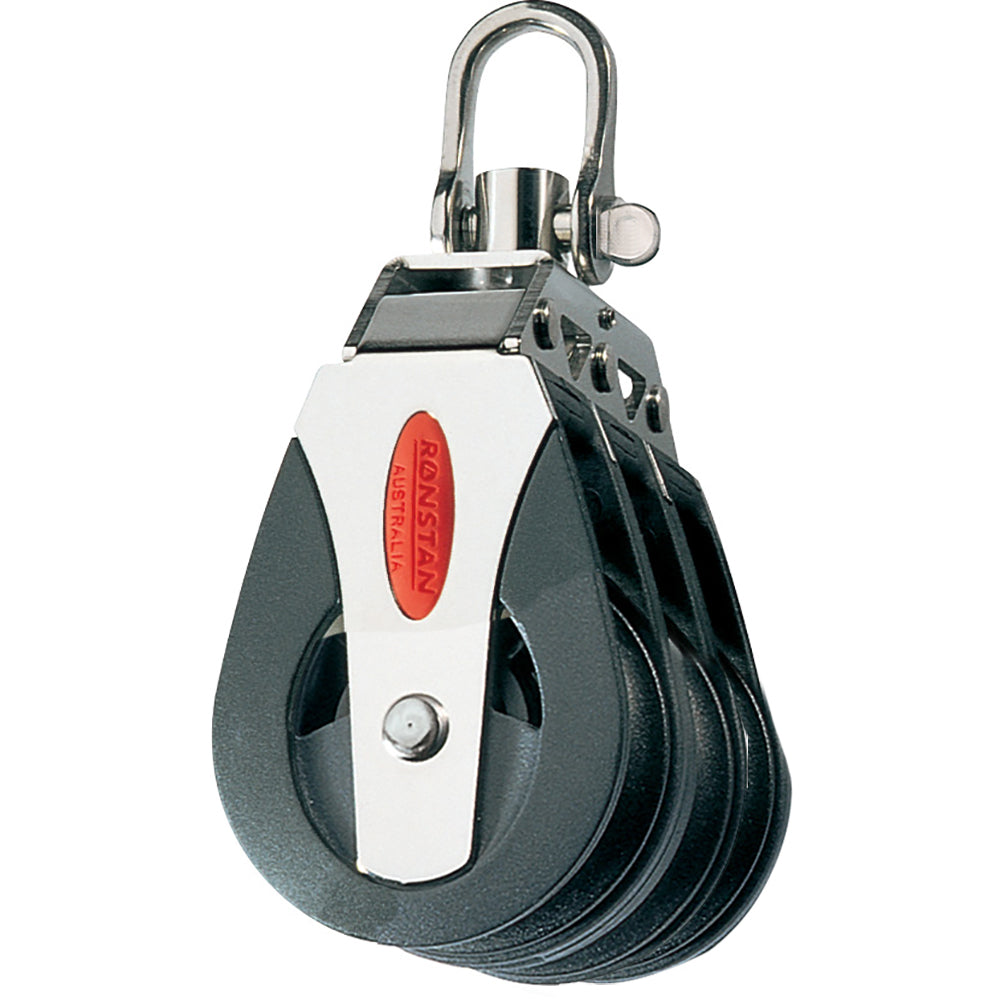 Ronstan Series 40 Ball Bearing Block Triple Swivel Head RF40300