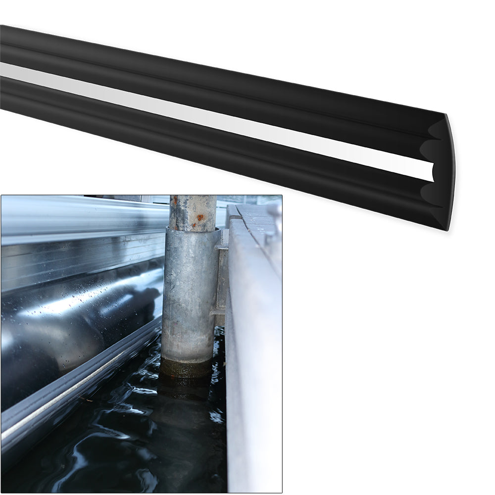 Megaware PontoonGuard 40 Kit 2 20 Guards fPontoon Up To 25 Black 30240