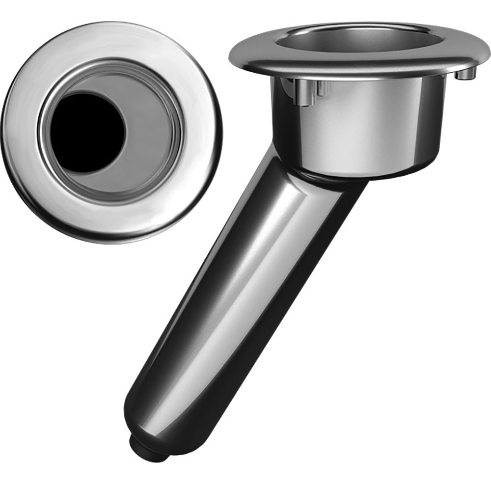 Mate Series Elite Screwless Stainless Steel 30 Rod Cup Holder Drain Round Top C1030DS