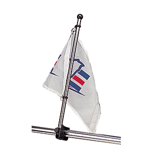 SeaDog Stainless Steel Rail Mount Flagpole 17 3271221