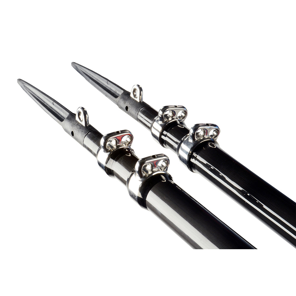 CE Smith Gen3 Carbon Fiber Outriggers Black 22 Pair 56551