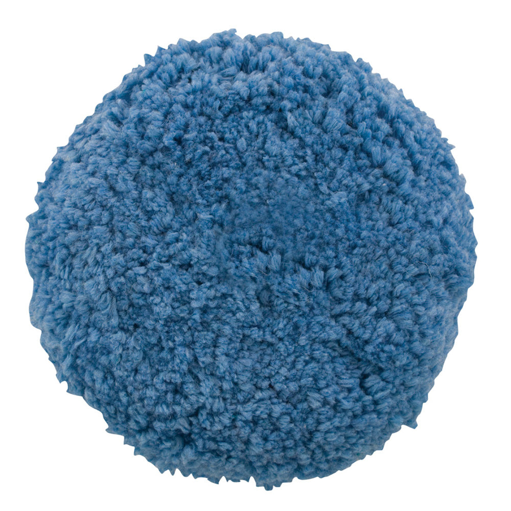 Presta Blue Blended Wool Medium Cutting Pad 9 ScrewOn Pad 890164