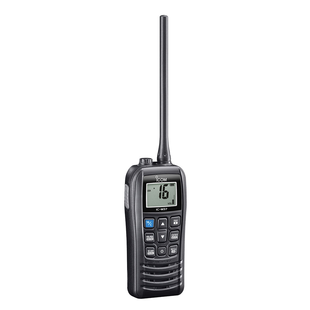 Icom ICM37 VHF Handheld Marine Radio 6W M37 31 USA