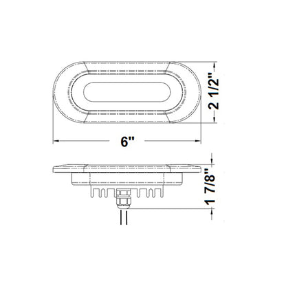 Scandvik Flush Mount Spreader Light  1030V  White 41343P