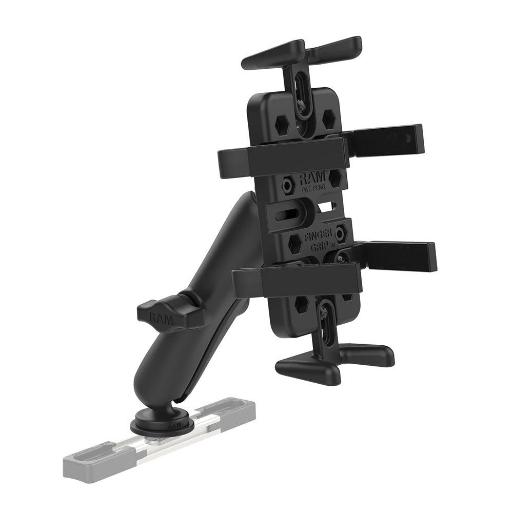 RAM Mount FingerGrip Holder wTrack Ball Base  Long RAMHOLUN4C354TRA1U