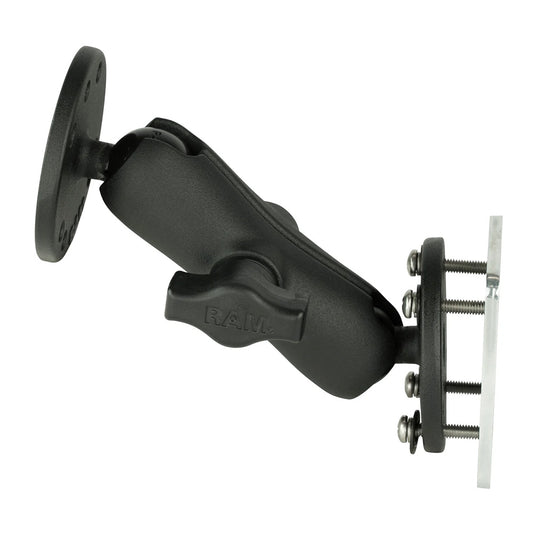 RAM Mount Double Ball Mount wBacking Plate RAMB101U225B2