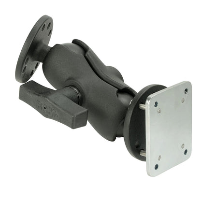 RAM Mount DrillDown Dashboard Mount wBacking Plate  C Size Short RAM101B225B2U