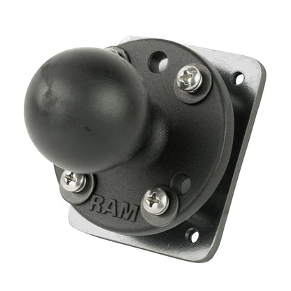 RAM Mount DrillDown Dashboard Ball Base wBacking Plate  C Size RAM2022252U