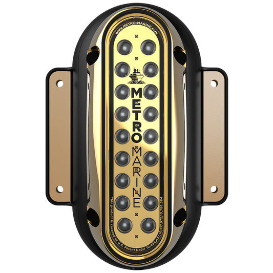 Metro Marine HighOutput Vertical Surface Mount Light wIntelligent Monochromatic LEDs  Blue 90 Beam FSME1VB390