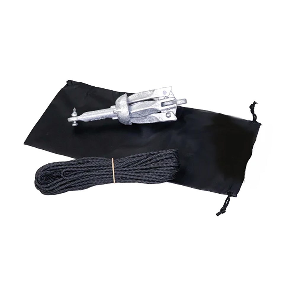 YakGear 15lb Grapnel Anchor Kit wStorage Bag AB1