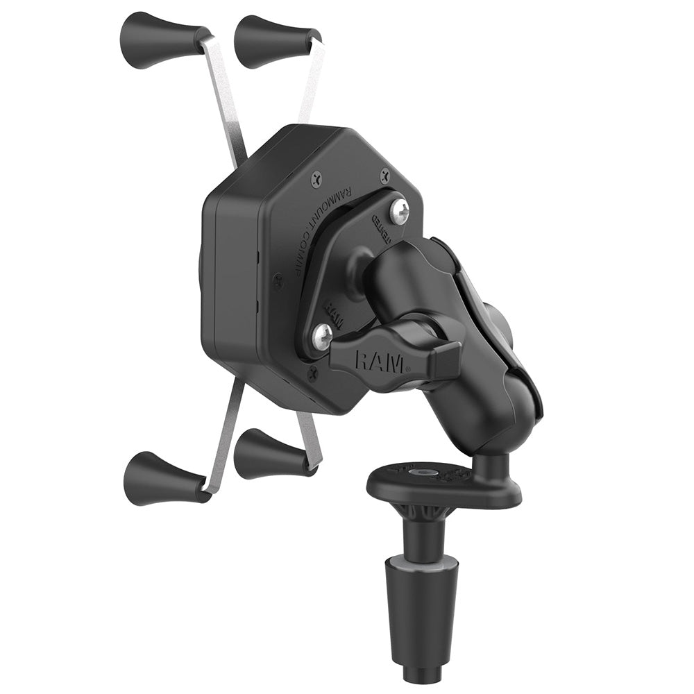 RAM Mount RAM XGrip Large Phone Mount wVibeSafe  Fork Stem Base  Short RAMB176AUN10462