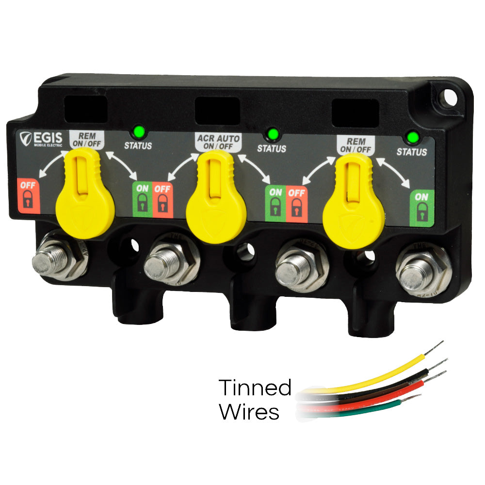 Egis XD Series Triple Flex 2 RelayACRRelay wKnobs  Tinned Wires 87301535
