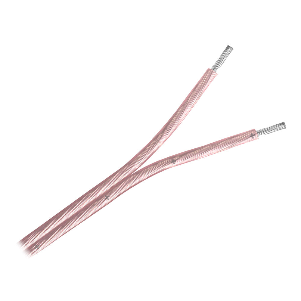 Pacer Clear 182 AWG Two Conductor Speaker Wire  250 W182ACLR250