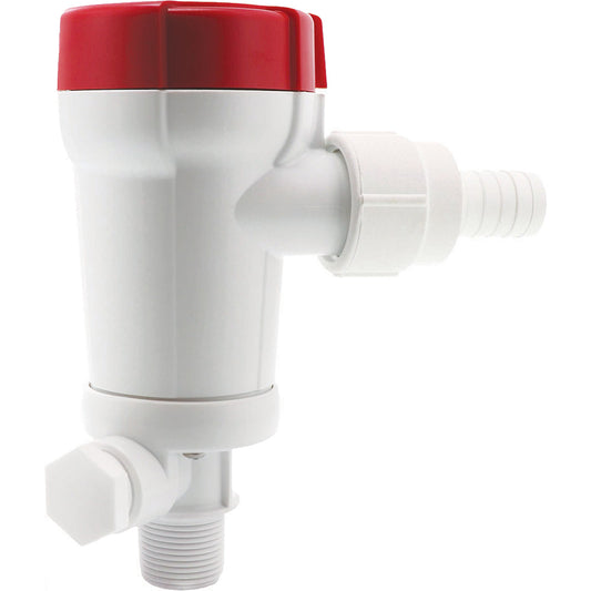 Rule 800 GPH Livewell Pump Straight Seacock Inlet 603FC