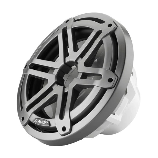 JL Audio M3 10 Marine Subwoofer wGrey Metallic Sport Grille  M310IBSGm4 0100307100