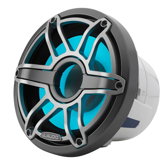 JL Audio M6 8 Marine Subwoofer wTitanium Sport Grille  Transflective LED Lighting  M68IBSGmTii4 0100308200