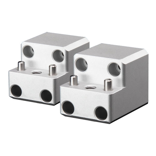 PTM Watersports Board Rack Mount  4 Bolt  Silver  Pair P131681400TEBCL