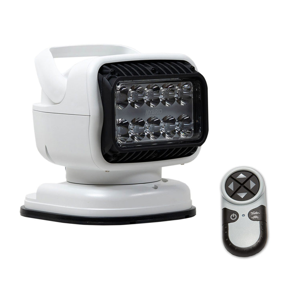 Golight GT Series LED Hybrid Portable Light wMagnetic Shoe Mount Handheld Wireless Remote  12V  White 79018GT