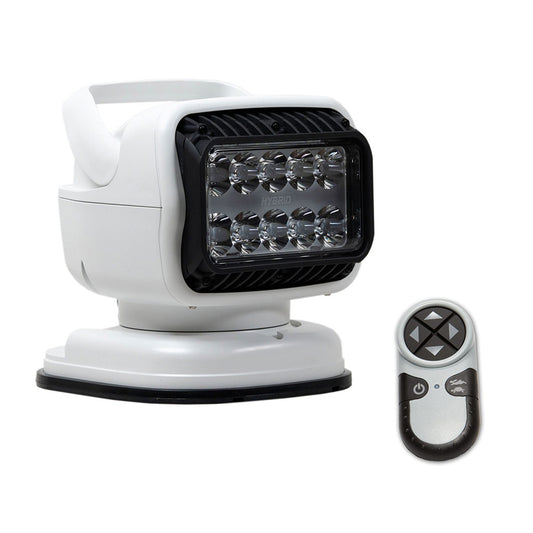 Golight GT Series LED Hybrid Portable Light wMagnetic Shoe Mount Handheld Wireless Remote  12V  White 79018GT