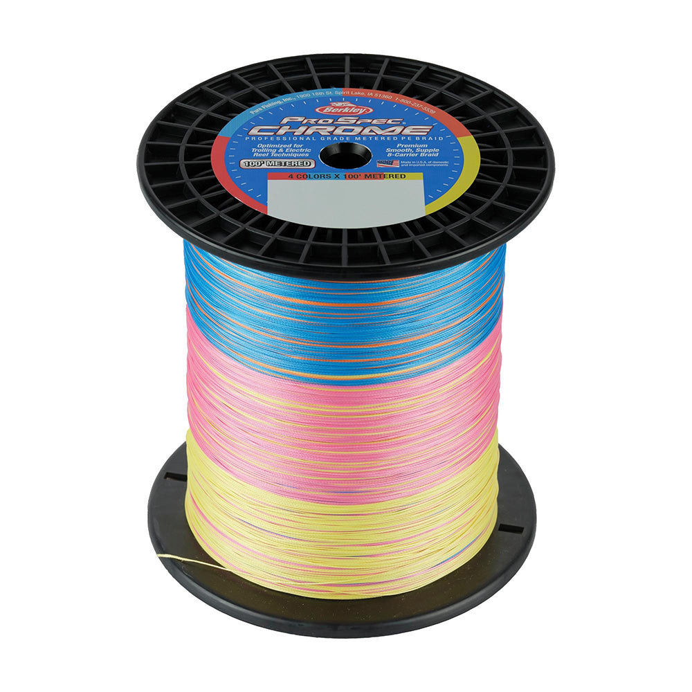 Berkley ProSpec Chrome 4 x 100 Metered Braid  65lb  3500yd 1640958