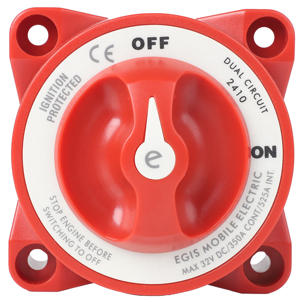 Egis ESeries 350A Dual Circuit Battery Switch OffOn 2410