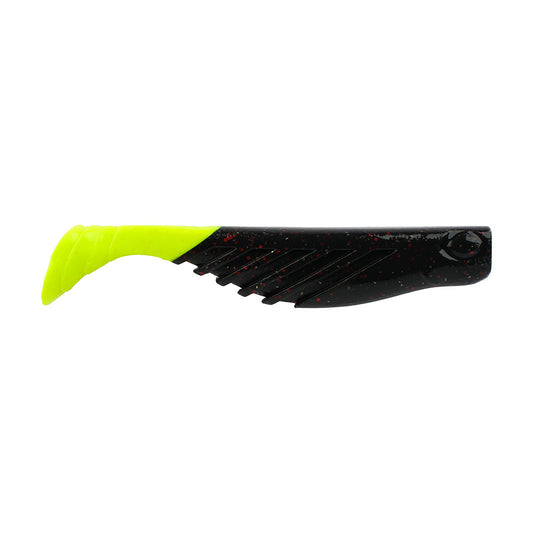 Berkley Gulp Saltwater Ripple Mullet  4  Morning GloryChartreuse GSRM4MG 1637695