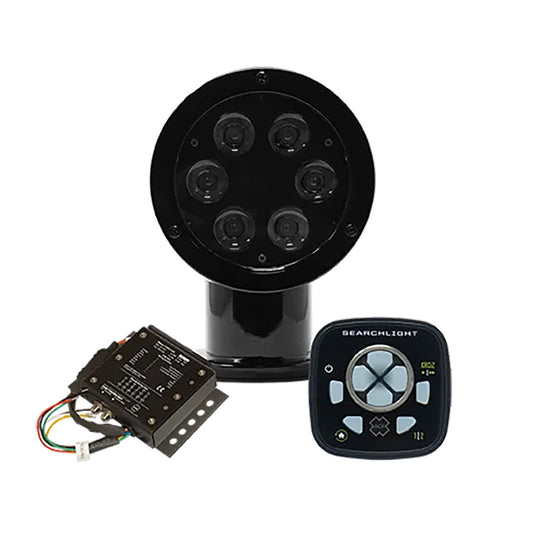 ACR RCL50 LED Black Searchlight wURP103 Wired Point Pad  URC104 Master Controller 1983
