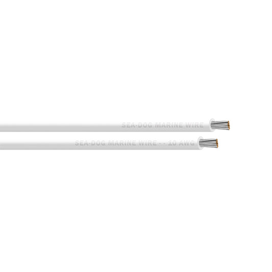 SeaDog 10 AWG White Primary Wire  1000 8010059