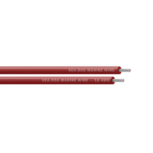 SeaDog 18 AWG Red Primary Wire  25 8018020