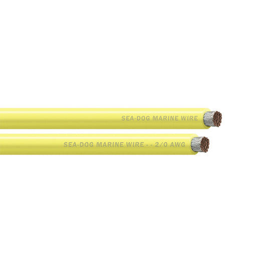 SeaDog 20 AWG Yellow Battery Cable  25 8021030