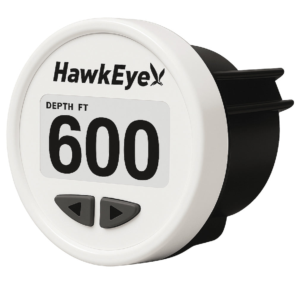 HawkEye DepthTrax Edge InDash Depth Finder  HD Color Display  600 Max Depth  TM Transducer DT3BXTM