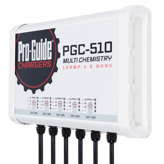 ProGuide 5 Bank OnBoard Battery Charger  12V  50Amp PGC510