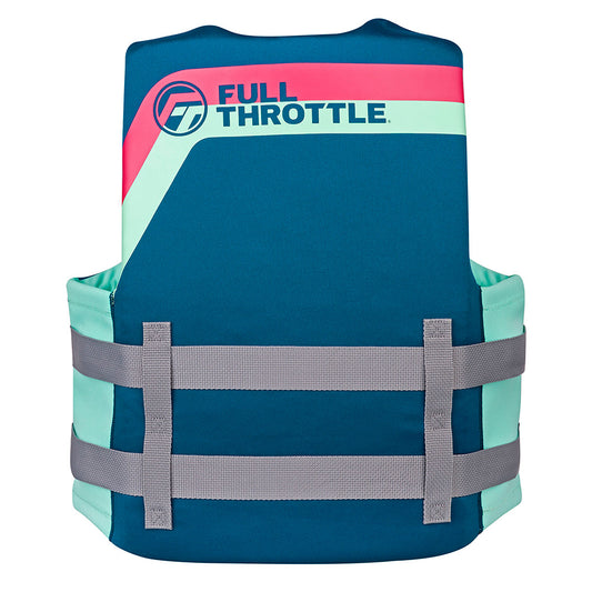 Full Throttle Adult RapidDry Life Jacket  LXL  Aqua 14210050505027